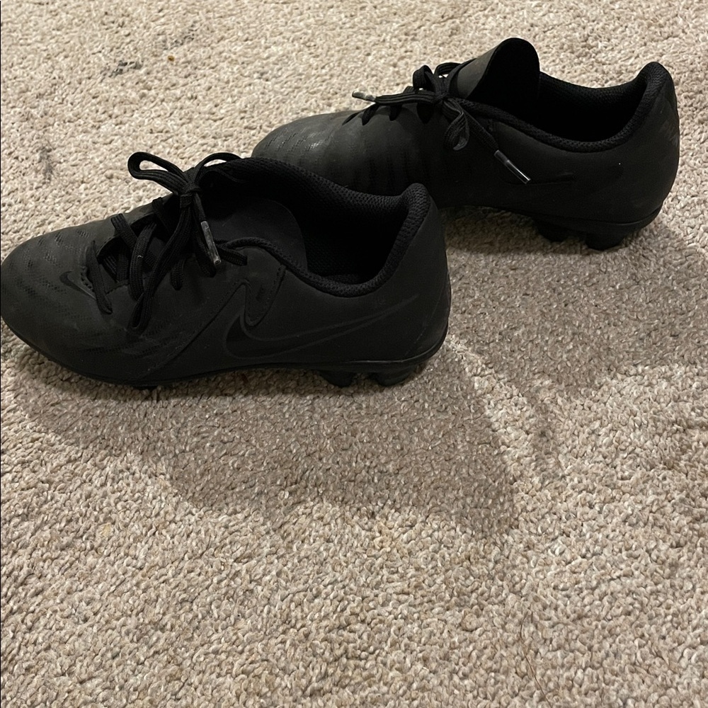 Nike Black with Teal Detail Soccer Cleats
